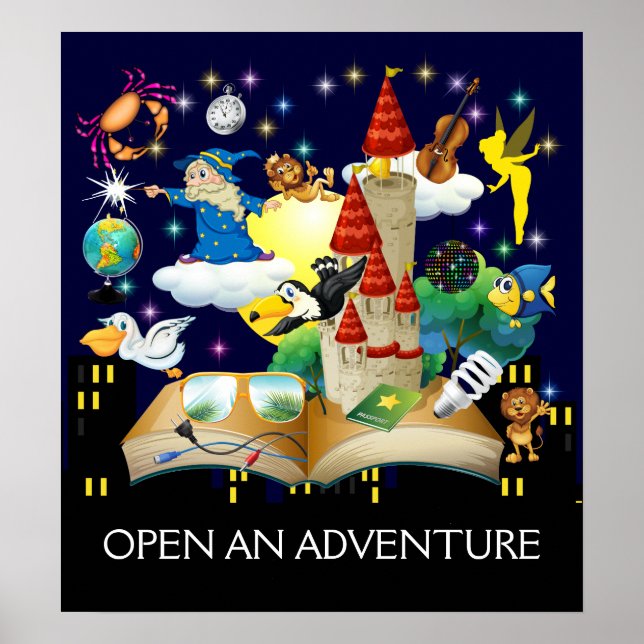 Teacher Reading - Literacy Poster - SRF (Front)