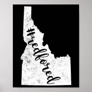 Teacher Red For Ed Idaho Public Education 1 Poster