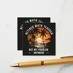 Teacher Retirement Class Of 2026 Teacher's day Enclosure Card