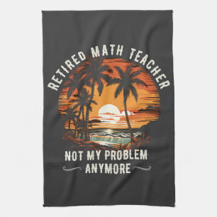teacher retirement class of 2026 teacher's day kitchen towel