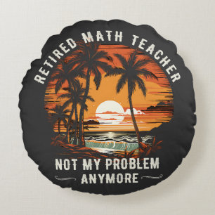 teacher retirement class of 2026 teacher's day round pillow