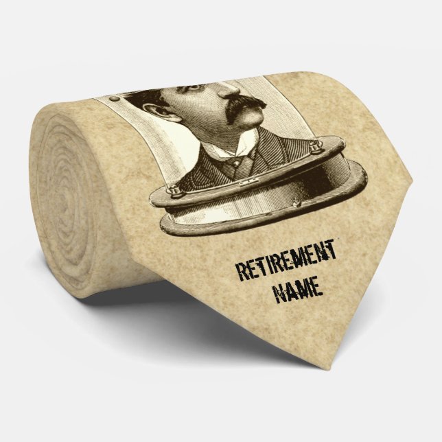 Teacher retirement gift Personalized Tie (Rolled)