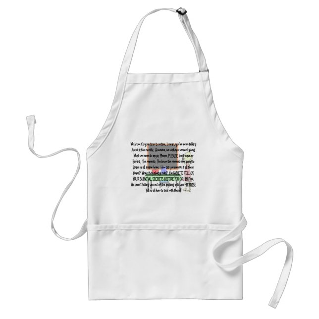 Teacher Retirement "Insane Parents" Story Art Gift Standard Apron (Front)