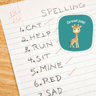 Teacher Reward Praise Animals