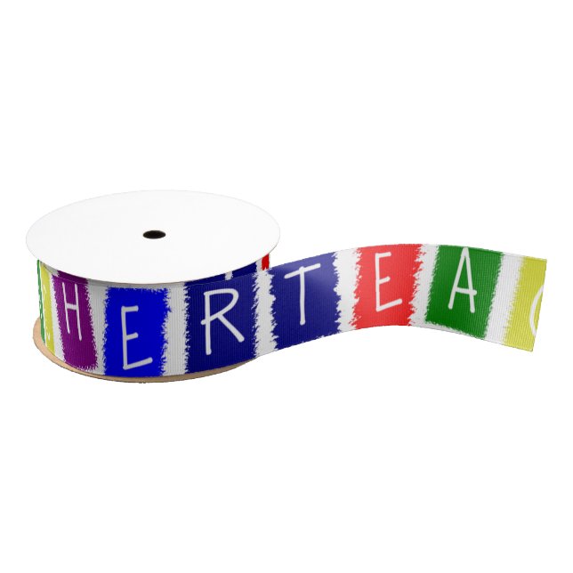 Teacher Ribbon Grosgrain Ribbon (Spool)