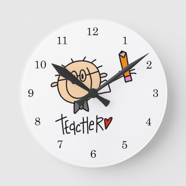 Teacher Round Clock (Front)