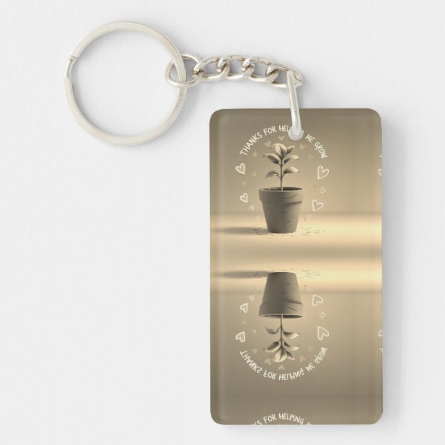 Teacher’s Green Triumph Keychain (Front)