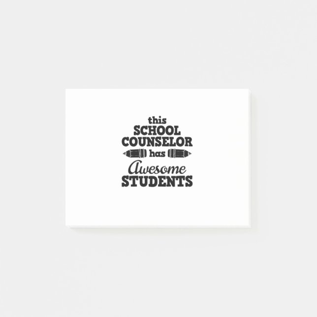 Teacher School Counsellor Post-it Notes (Front)