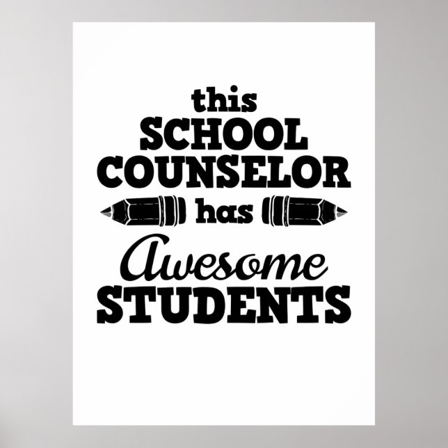 Teacher School Counsellor Poster (Front)