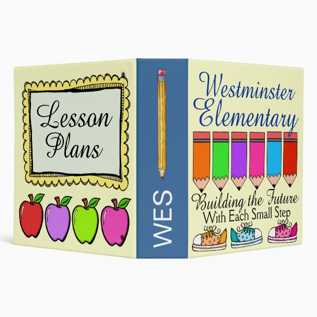 Teacher - School Notebook Binder - SRF (Background)