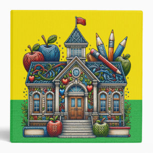 Teacher School - See Back -  Binder