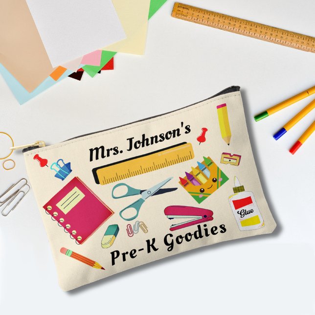 Teacher School Stuff Small Accessory Pouch (Creator Uploaded)