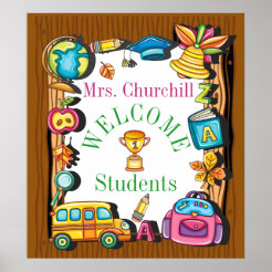 Welcome Back To School Posters, Prints & Poster Printing | Zazzle CA