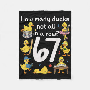 Teacher Six Seven Meme 67 Funny Teacher Duck In A  Fleece Blanket