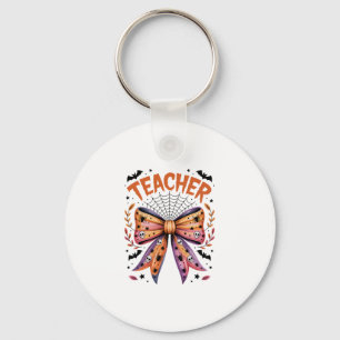 Teacher Spooky Halloween Keychain