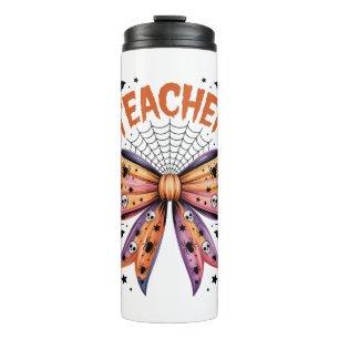 Teacher Spooky Halloween Thermal Tumbler