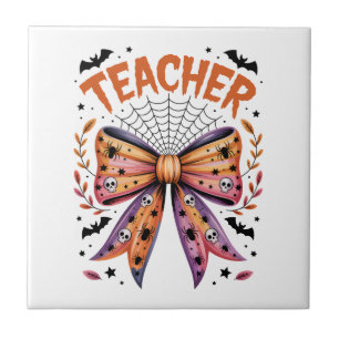 Teacher Spooky Halloween Tile