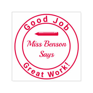 Teacher Stamp Great Work
