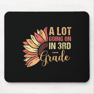 Teacher Student A Lot Going On In Third Grade Back Mouse Pad