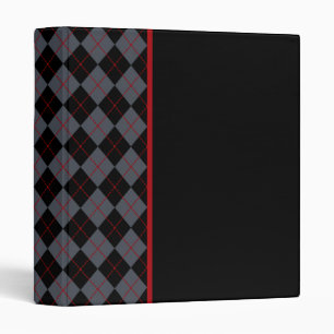 Teacher Student Argyle Scrapbook Binder