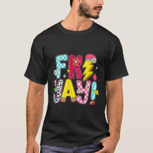Teacher Student Back To School Fri-yay Happy Frida T-Shirt