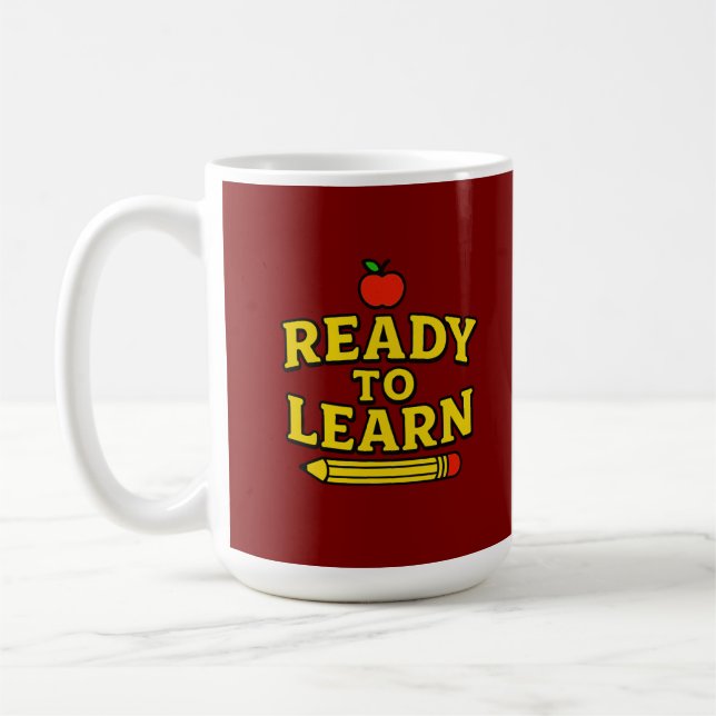 Teacher & Student Desk Coffee Mug (Left)
