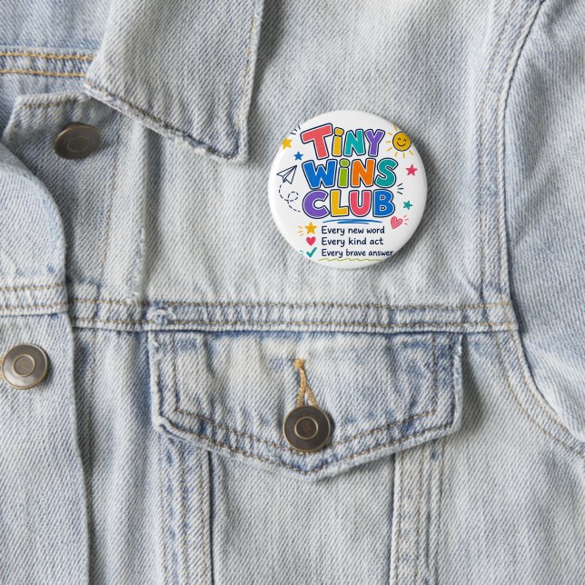 Teacher & Student Motivational Custom Gift 2 Inch Round Button (In Situ)