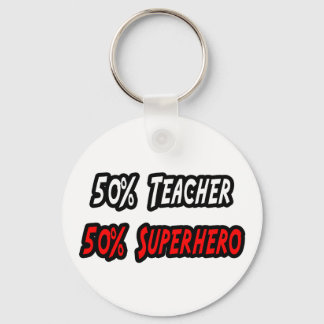 Teacher / Superhero Keychain