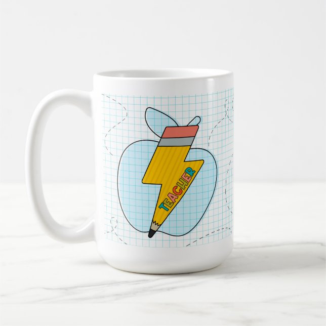 Teacher Superpower Coffee Mug (Left)