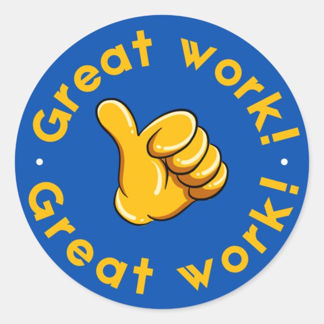 Teacher Supplies for Classroom/great work stickers (Front)