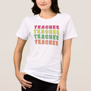 Teacher T-shirt Tri-Blend Shirt