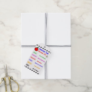 Teacher Tea Survival Kit Gift Tag