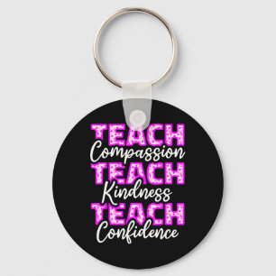 Teacher Teach Compionate Education Students Precep Keychain