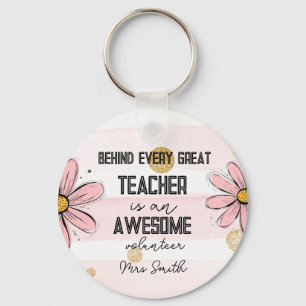 teacher teaching assistant  Daisy TA Keychain