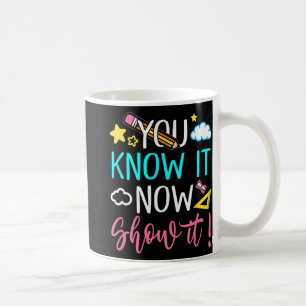 Teacher Testing For Men Women Test Day Math Scienc Coffee Mug