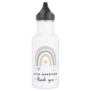 Teacher Thank You Boho Rainbow 532 Ml Water Bottle