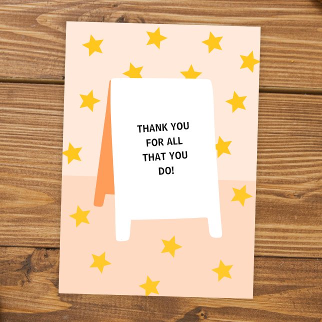 Teacher Thank You Card (Creator Uploaded)