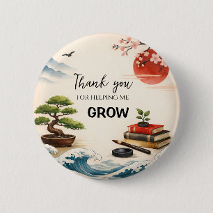 Teacher Thank You Gift End of School Year 2 Inch Round Button