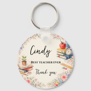 Teacher Thank You Gift   End of School Year Keychain