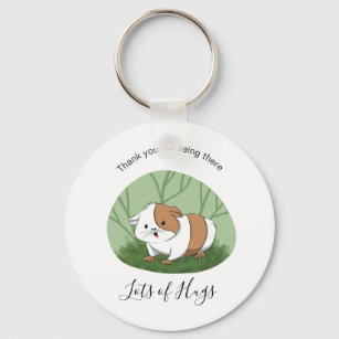 teacher thank you Guinea Pig gift retirement to To Keychain