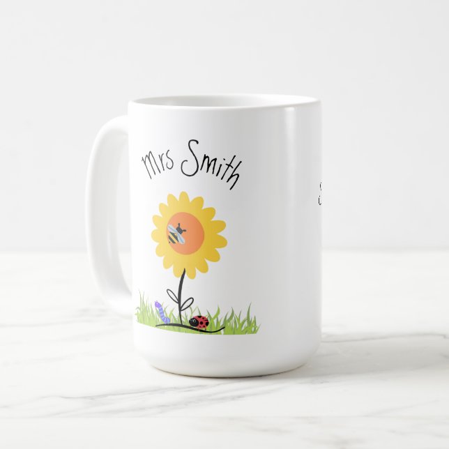 Teacher thank you mug - Personalized (Front Left)