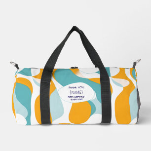 Teacher Thank You –  Personalized Budget Duffle Bag