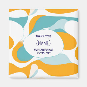 Teacher Thank You –  Personalized Magnet