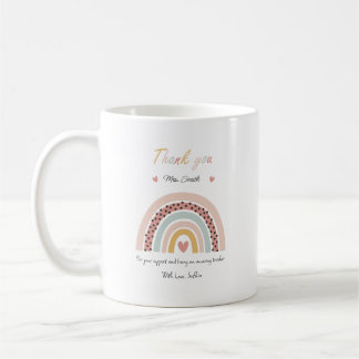 Teacher thank you Rainbow Mug