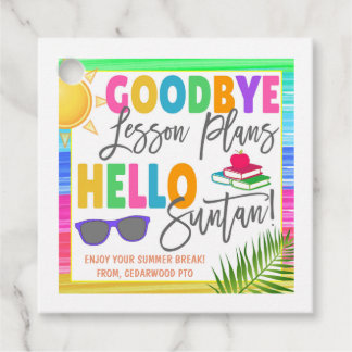 Teacher Thank You Tag