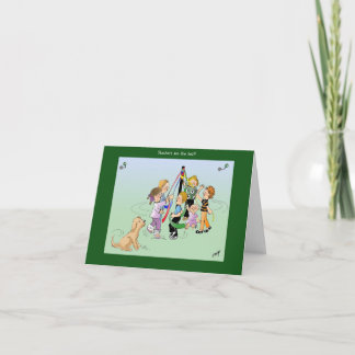 Teacher Thank You! You Card