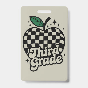 Teacher Third Grade 3rd Back to School Badge