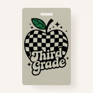 Teacher Third Grade 3rd Back to School Badge