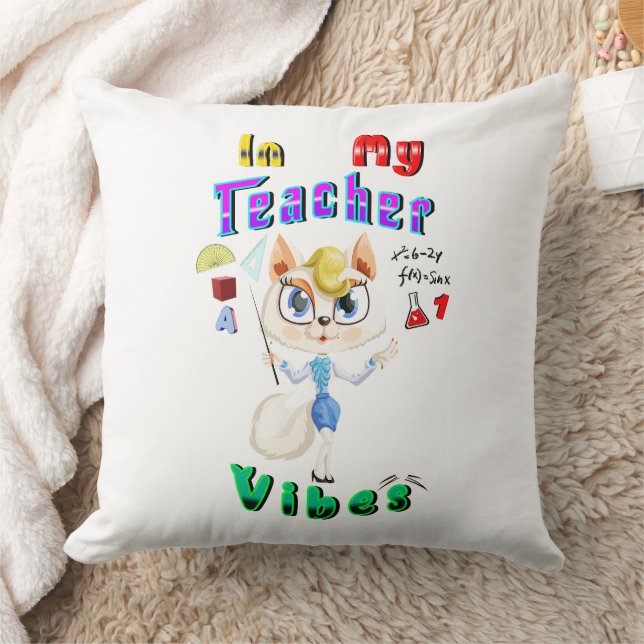 Teacher Throw Pillow (Blanket)
