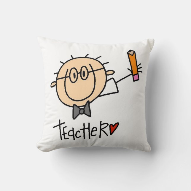 Teacher Throw Pillow (Front)